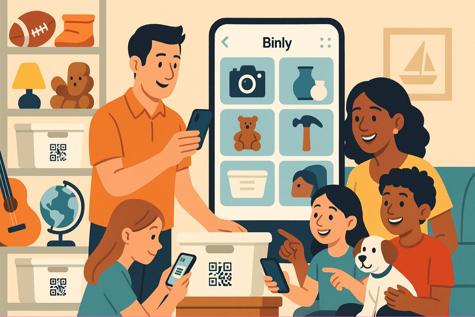 The Ultimate Visual Home Inventory App for Families: How Binly Makes Organizing a Breeze