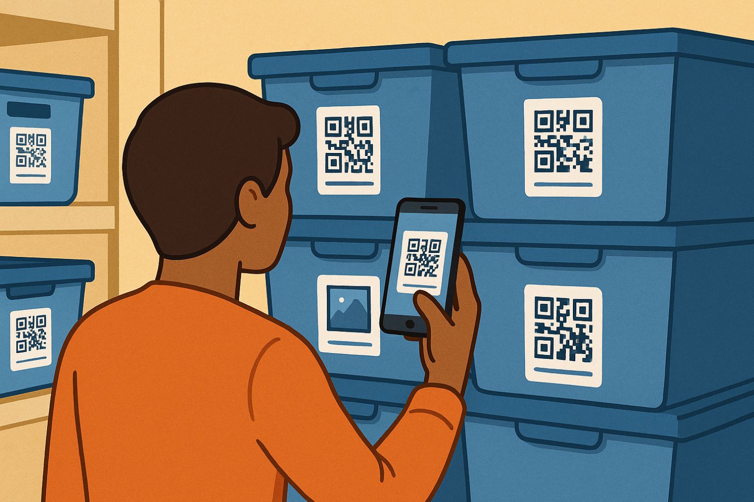 Unlock Instant Access: How QR Codes in Binly Make Organizing Effortless