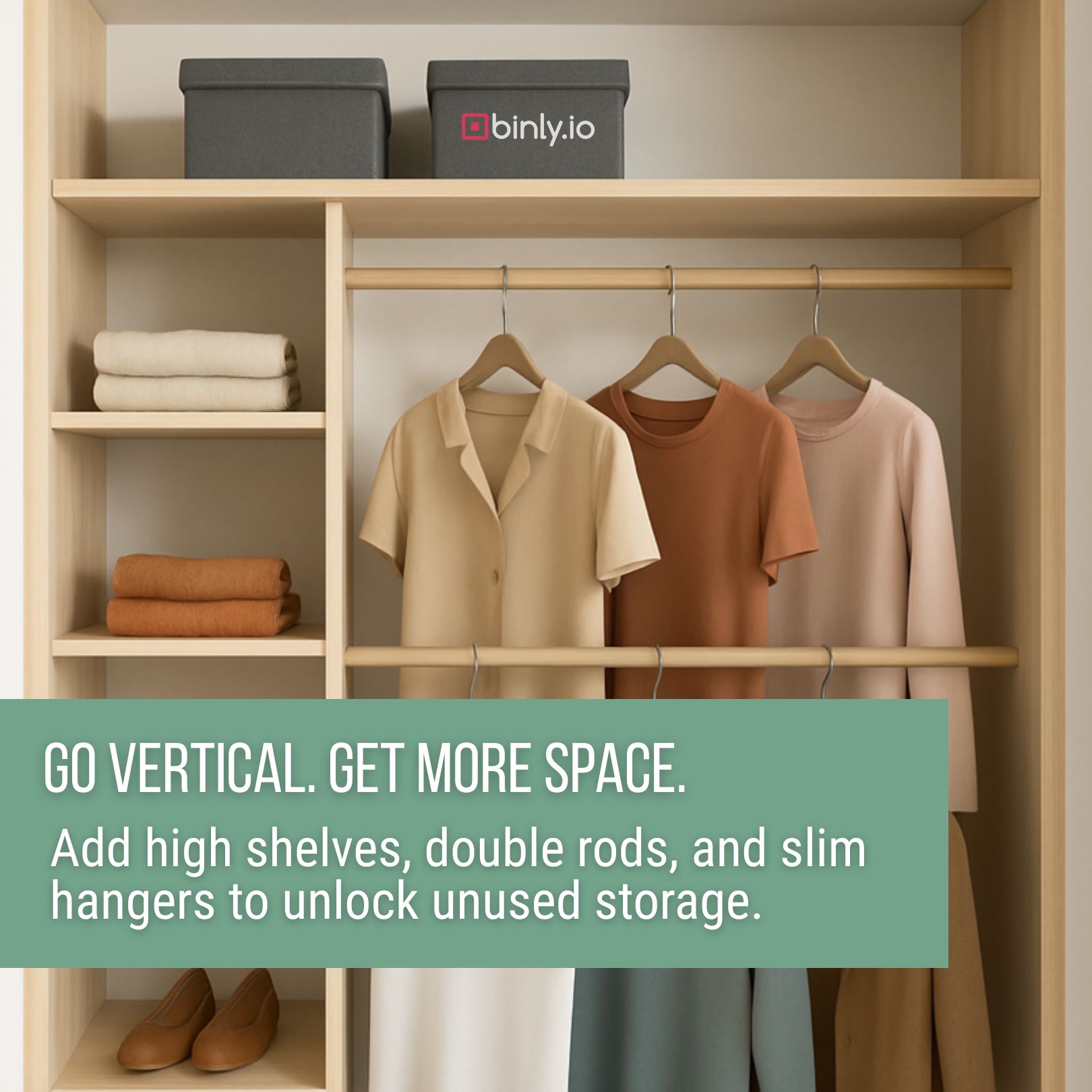 Go Vertical. Get More Space.